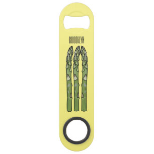 Asparagus cartoon illustration