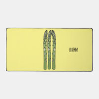 Asparagus cartoon illustration 
