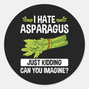 Asparagus Crowns For Planting Asparagus Herb Classic Round Sticker