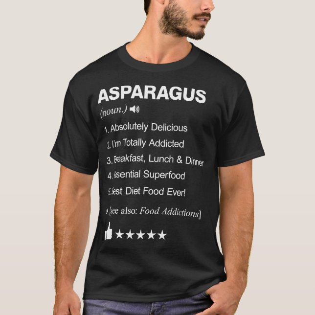 Asparagus Definition Meaning movie  T-Shirt (Front)