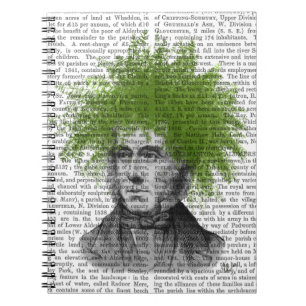 Asparagus Fern Head Plant Head Notebook