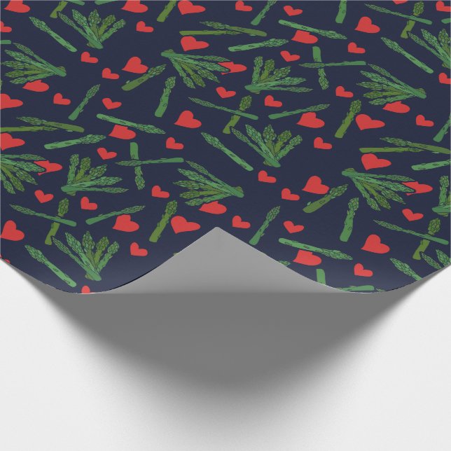 Asparagus lover wrapping paper (Corner)