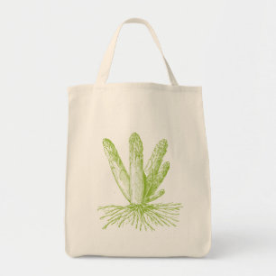 Asparagus Organic Grocery Tote Bag