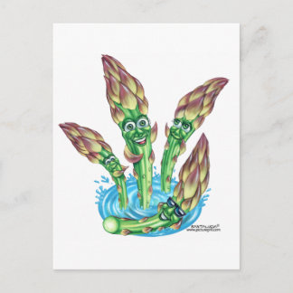 asparagus postcard