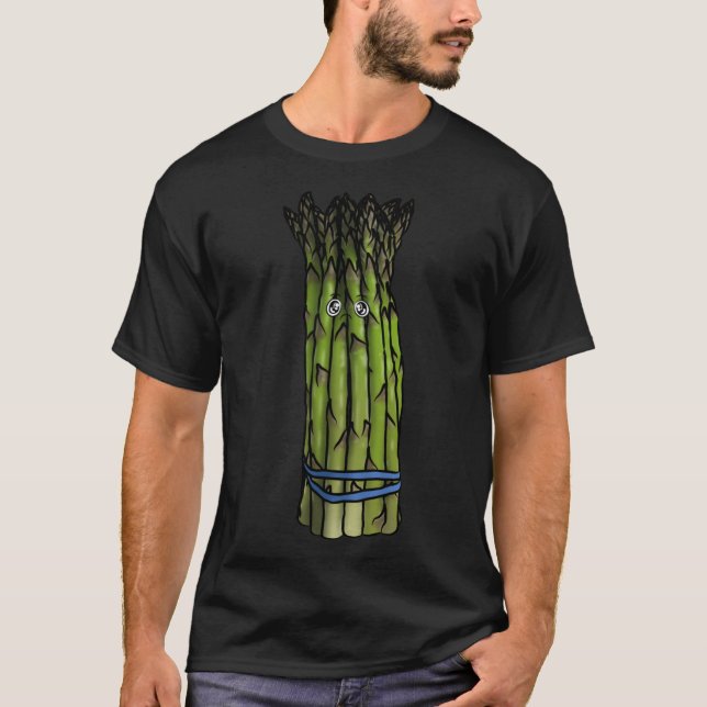Asparagus Produce Character Classic T-Shirt (Front)