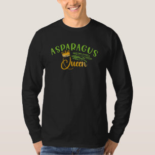 Asparagus Queen Vegetarian Vegetable Vegan T-Shirt
