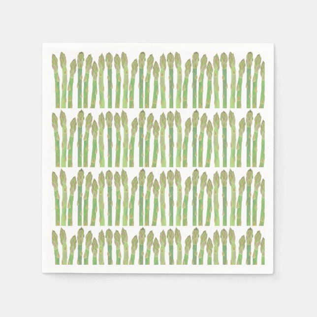 Asparagus salad napkin (Front)