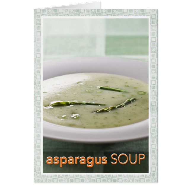 Asparagus Soup Recipe (Front)