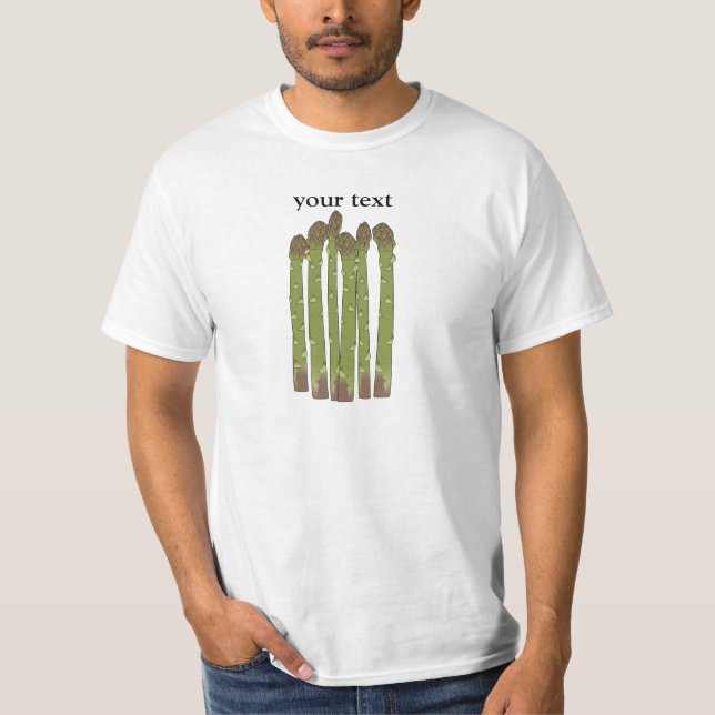 Asparagus Spears Vegetable Lover Veggies T-Shirt (Front)