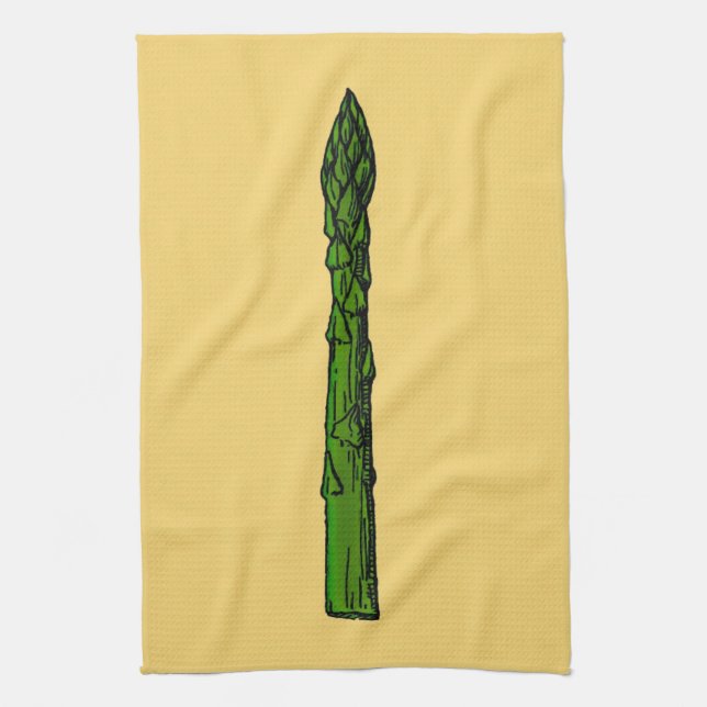 Asparagus Tea Towel (Vertical)