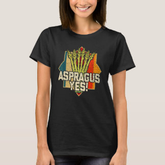 Asparagus Yes Vegetable Gardener T-Shirt