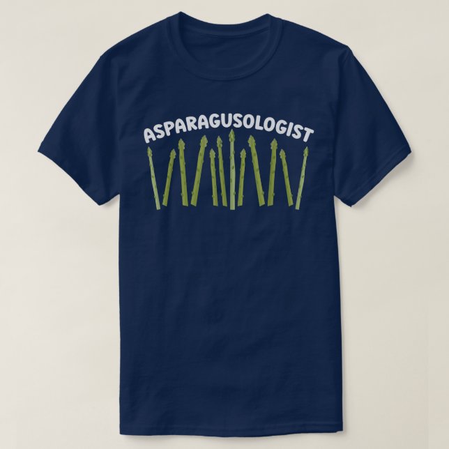 Asparagusologist Asparagus Lover Vegan Vegetable V T-Shirt (Design Front)