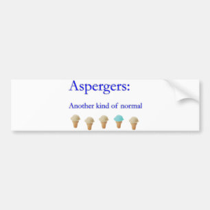Aspbergers another kind of normal bumper sticker
