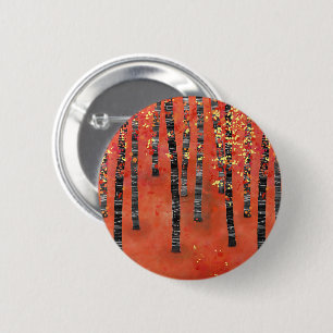 Aspen Birch Forest 6 Cm Round Badge