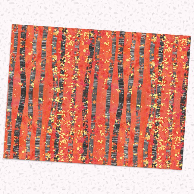 Aspen Birch Tree Forest Pattern Tissue Paper (Creator Uploaded)