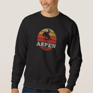 Aspen CO Vintage Country Western Retro Sweatshirt