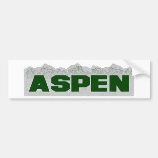 Aspen, Colorado Bumper Sticker