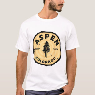 Aspen Colorado Co Mountain Skiing Vintage 80s Aspe T-Shirt