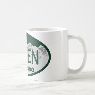 Aspen Colorado license plate Coffee Mug