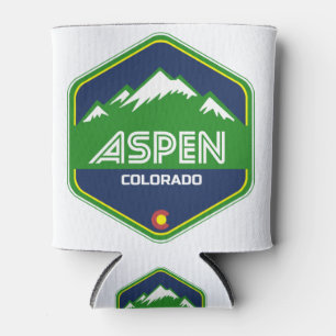 Aspen Colorado Mountain Can Cooler