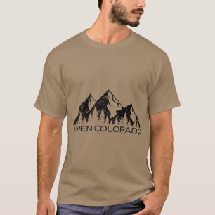 Aspen Colorado Mountain Souvenir Gift  Cool T-Shirt