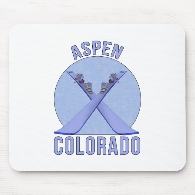 Aspen, Colorado Mouse Mat (Front)