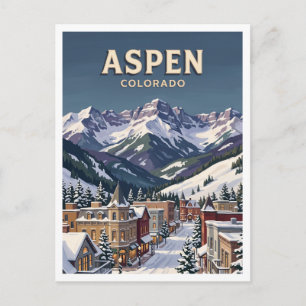 Aspen Colorado Postcard