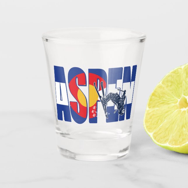 Aspen Colorado Shot Glass (Front)