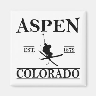 Aspen Colorado ski Magnet