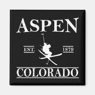 Aspen Colorado ski Magnet
