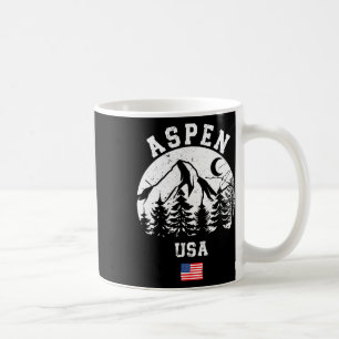 Aspen Colorado Ski Resort Alpine Skiing American F Coffee Mug