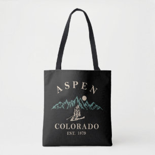 Aspen Colorado ski Tote Bag