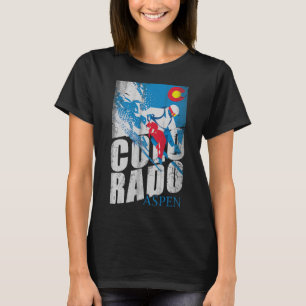 Aspen Colorado Snowboard Snowboarding Snowboarder T-Shirt