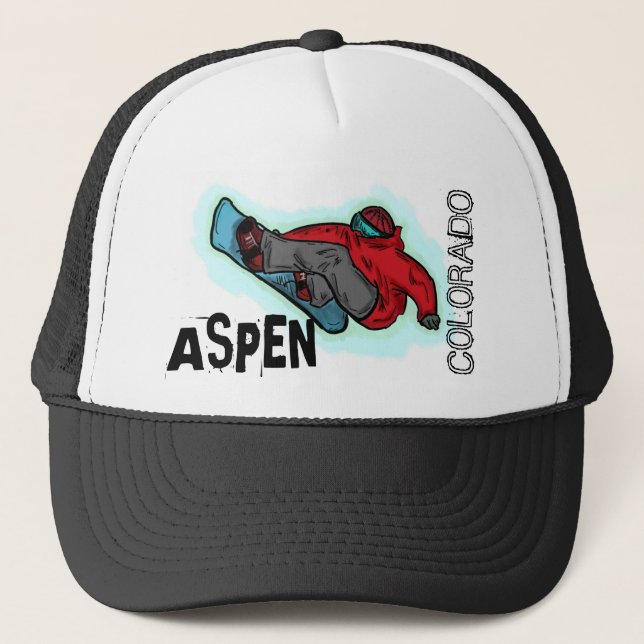 Aspen Colorado snowboarder shred hat (Front)