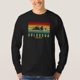 Aspen Colorado Sunset Rocky Mountains Hiking Skiii T-Shirt