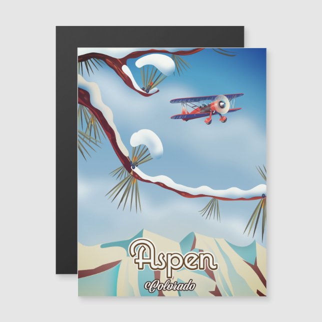 Aspen Colorado travel poster (Front/Back)