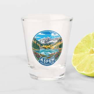 Aspen Colorado USA Shot Glass