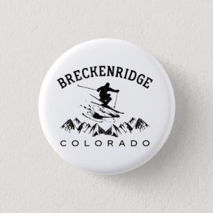 ASPEN Colorado Vintage  3 Cm Round Badge