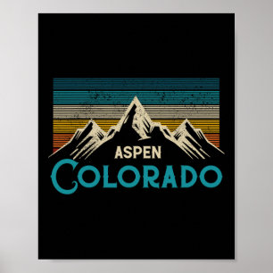 Aspen Colorado Vintage Poster