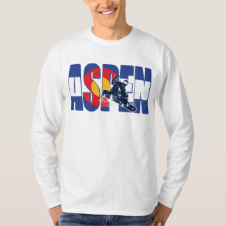 Aspen Colorado with a Snowboarder T-Shirt