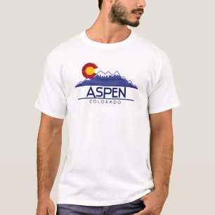 Aspen Colorado wood mountains shirt