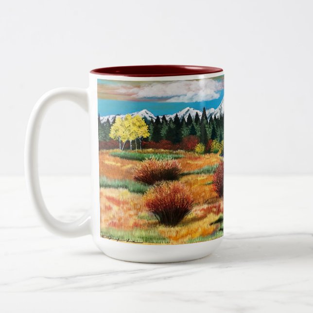 Aspen Fall Meadow Mug (Left)