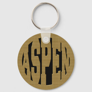 ASPEN - GOLD KEY RING