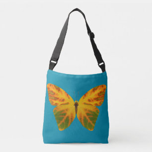 Aspen Leaf Butterfly 1 Crossbody Bag
