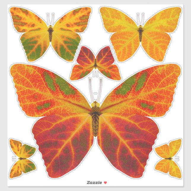 Aspen Leaf Butterfly 2 (Sheet)