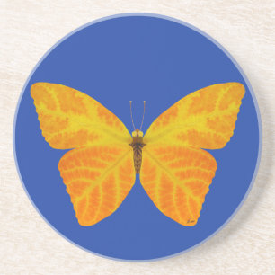 Aspen Leaf Butterfly 3 Coaster