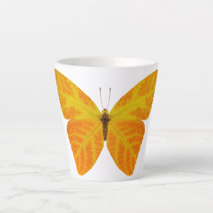Aspen Leaf Butterfly 3 Latte Mug