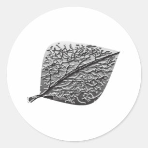 ASPEN LEAF CLASSIC ROUND STICKER