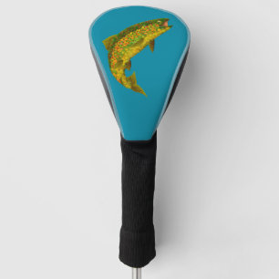 Aspen Leaf Rainbow Trout 3 Golf Head Cover