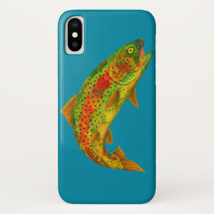 Aspen Leaf Rainbow Trout 5 iPhone X Case